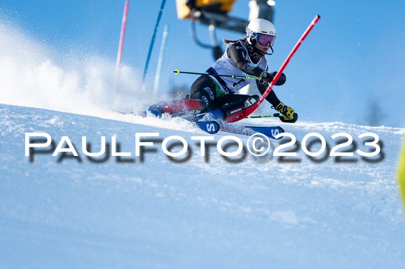 FIS Slalom Damen, Bay. Jugendmeisterschaft, 12.02.2023