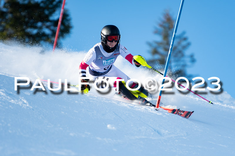 FIS Slalom Damen, Bay. Jugendmeisterschaft, 12.02.2023