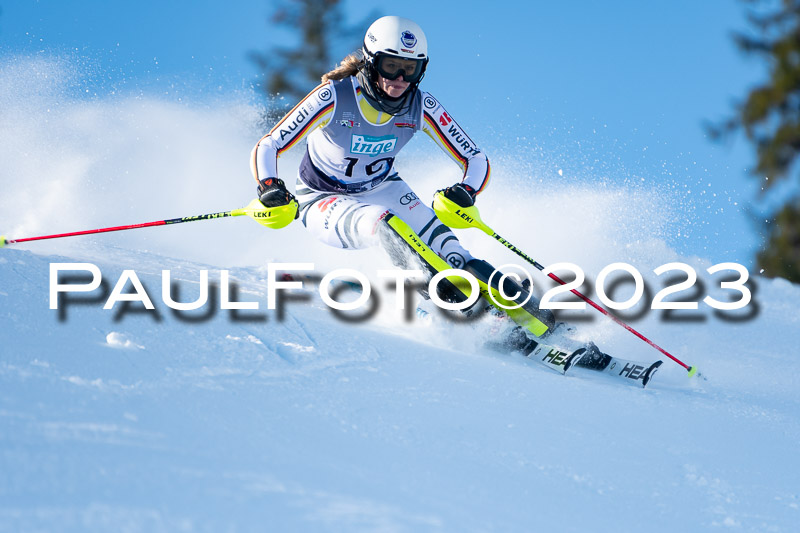 FIS Slalom Damen, Bay. Jugendmeisterschaft, 12.02.2023