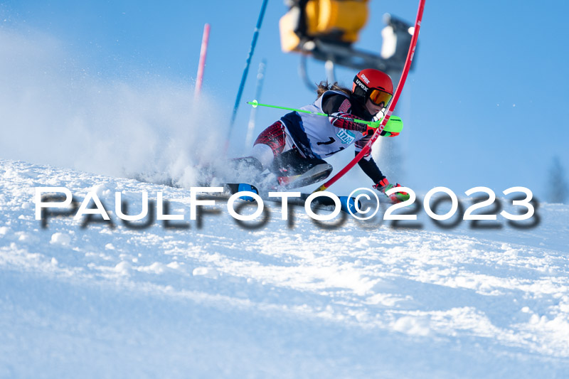 FIS Slalom Damen, Bay. Jugendmeisterschaft, 12.02.2023