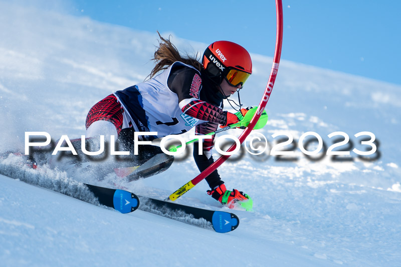 FIS Slalom Damen, Bay. Jugendmeisterschaft, 12.02.2023