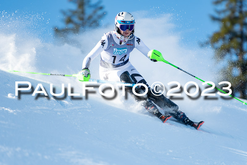 FIS Slalom Damen, Bay. Jugendmeisterschaft, 12.02.2023