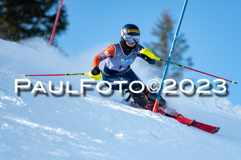 FIS Slalom Damen, Bay. Jugendmeisterschaft, 12.02.2023