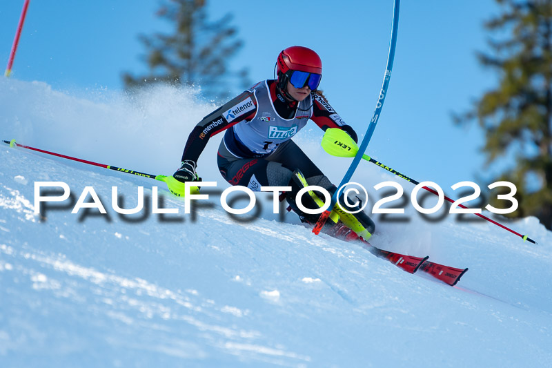 FIS Slalom Damen, Bay. Jugendmeisterschaft, 12.02.2023