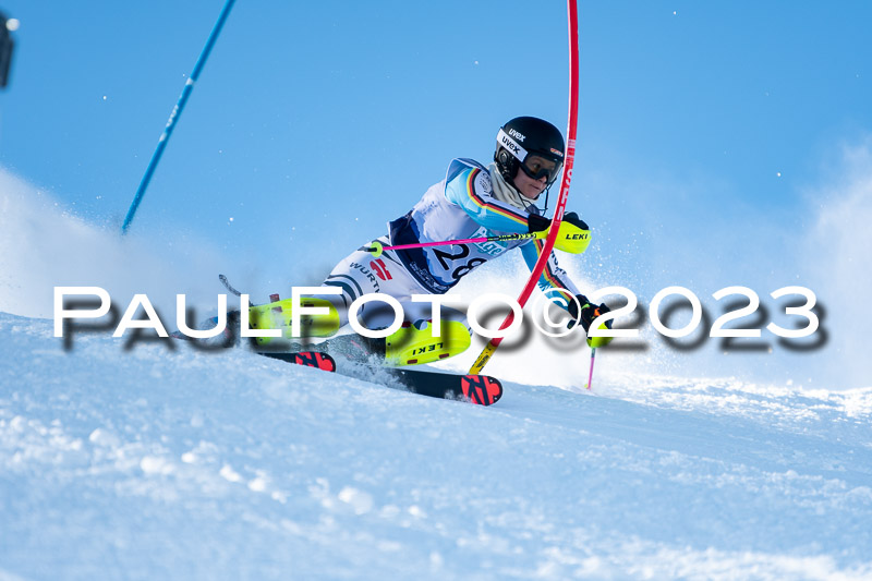 FIS Slalom Damen, Bay. Jugendmeisterschaft, 12.02.2023