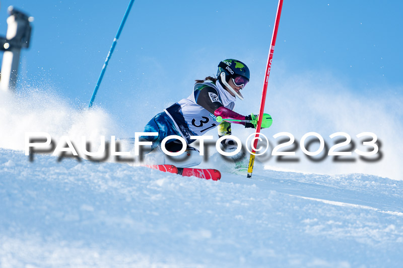 FIS Slalom Damen, Bay. Jugendmeisterschaft, 12.02.2023