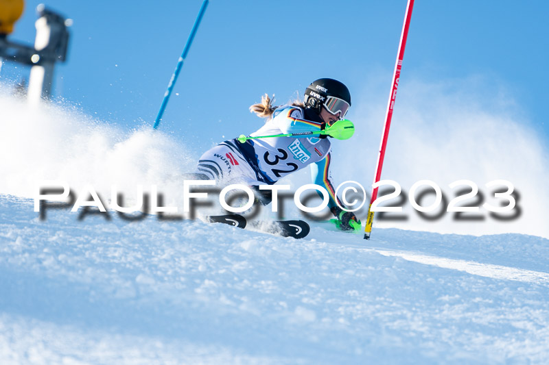 FIS Slalom Damen, Bay. Jugendmeisterschaft, 12.02.2023