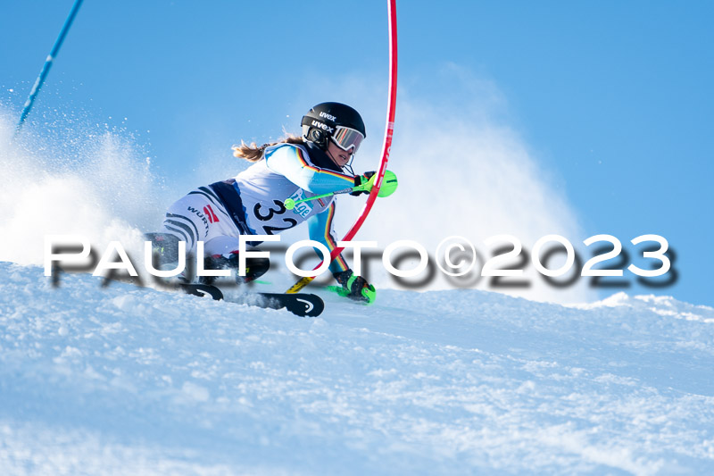 FIS Slalom Damen, Bay. Jugendmeisterschaft, 12.02.2023