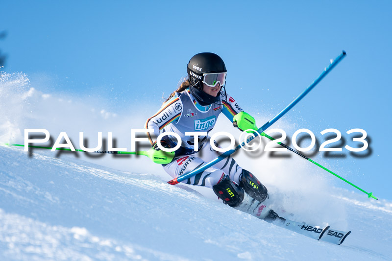 FIS Slalom Damen, Bay. Jugendmeisterschaft, 12.02.2023