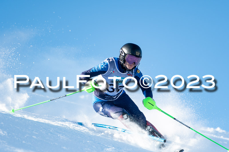FIS Slalom Damen, Bay. Jugendmeisterschaft, 12.02.2023