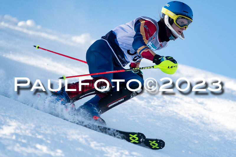 FIS Slalom Damen, Bay. Jugendmeisterschaft, 12.02.2023
