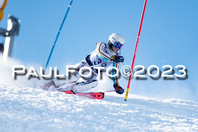 FIS Slalom Damen, Bay. Jugendmeisterschaft, 12.02.2023