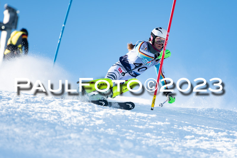 FIS Slalom Damen, Bay. Jugendmeisterschaft, 12.02.2023