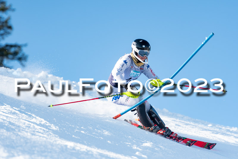 FIS Slalom Damen, Bay. Jugendmeisterschaft, 12.02.2023