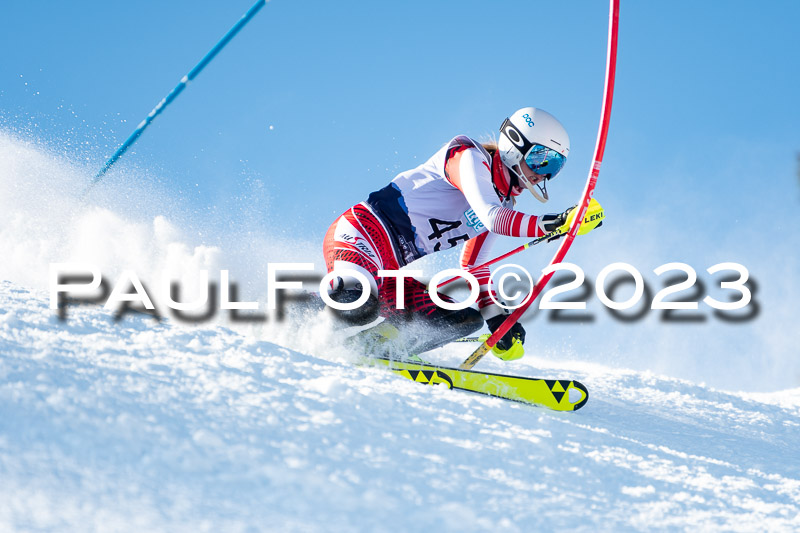 FIS Slalom Damen, Bay. Jugendmeisterschaft, 12.02.2023
