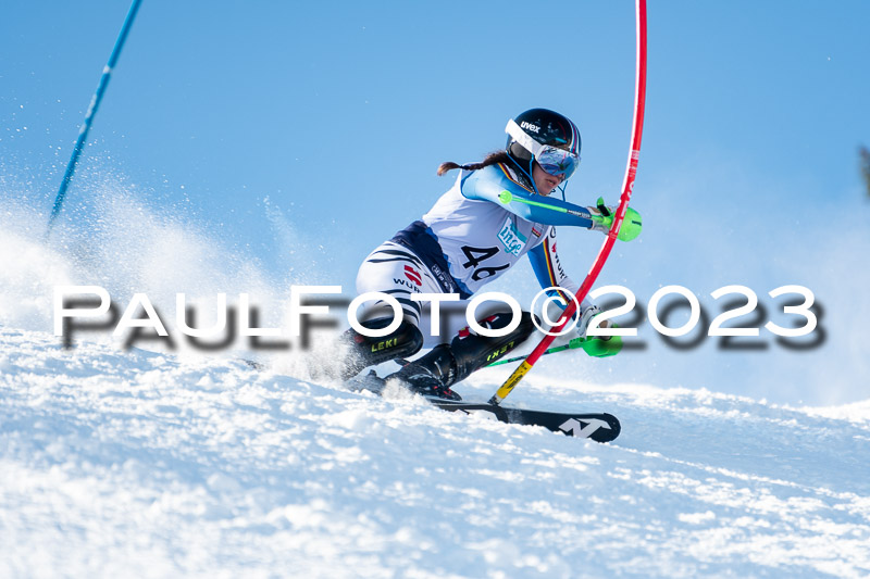 FIS Slalom Damen, Bay. Jugendmeisterschaft, 12.02.2023