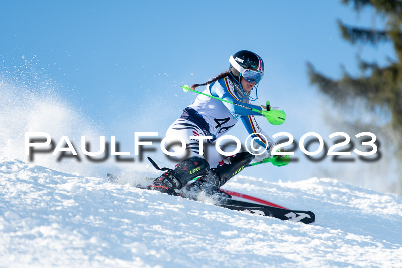 FIS Slalom Damen, Bay. Jugendmeisterschaft, 12.02.2023
