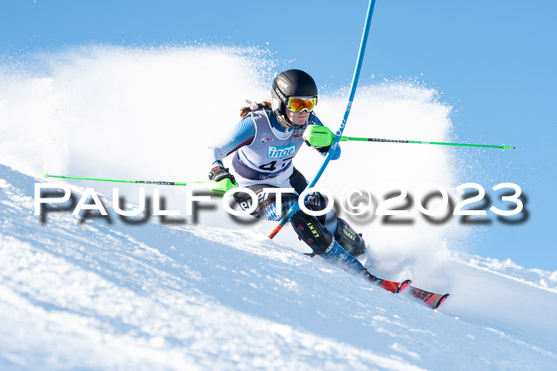 FIS Slalom Damen, Bay. Jugendmeisterschaft, 12.02.2023