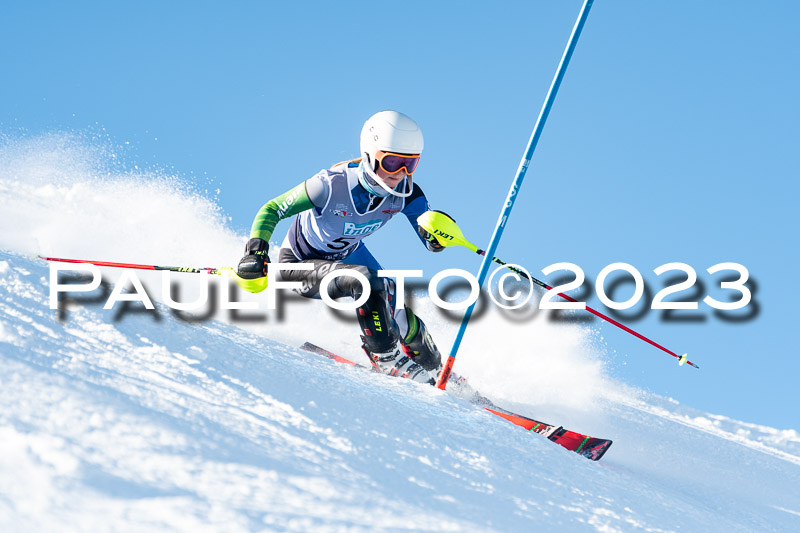 FIS Slalom Damen, Bay. Jugendmeisterschaft, 12.02.2023
