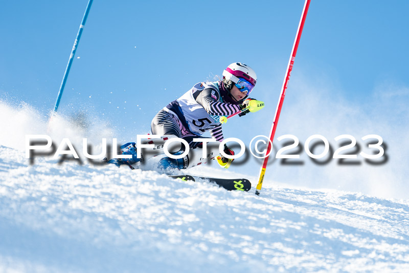 FIS Slalom Damen, Bay. Jugendmeisterschaft, 12.02.2023