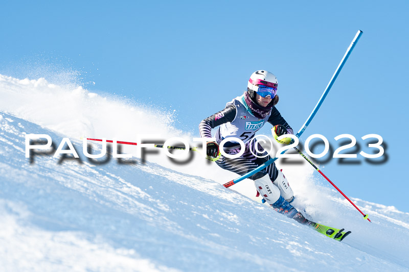 FIS Slalom Damen, Bay. Jugendmeisterschaft, 12.02.2023