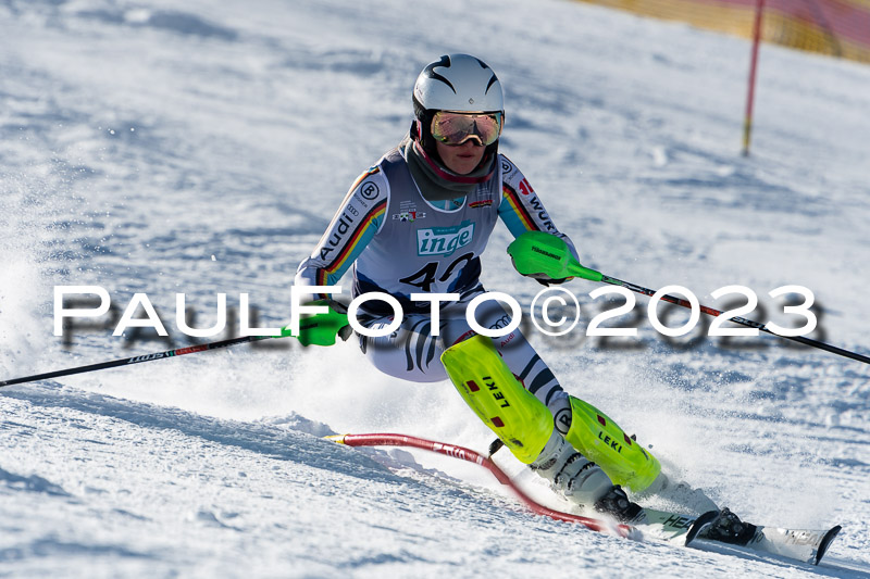 FIS Slalom Damen, Bay. Jugendmeisterschaft, 12.02.2023