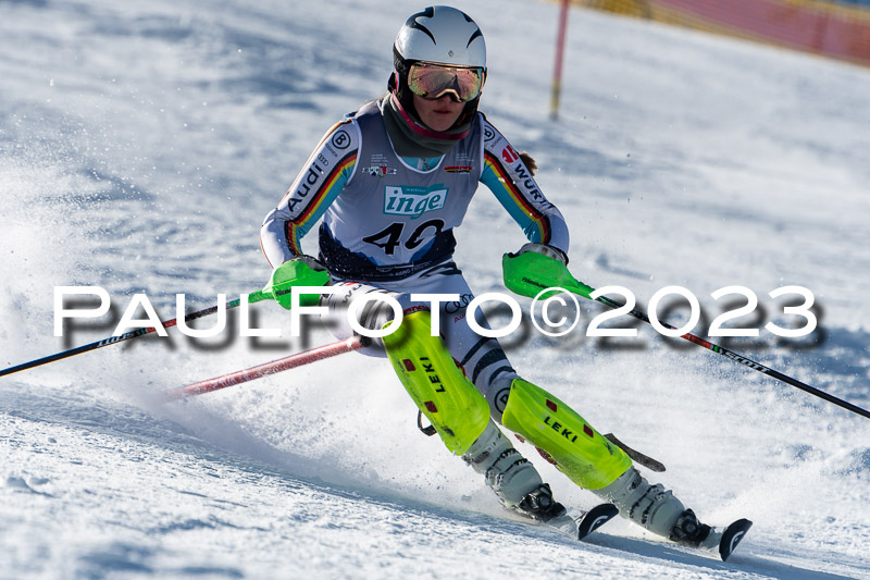 FIS Slalom Damen, Bay. Jugendmeisterschaft, 12.02.2023