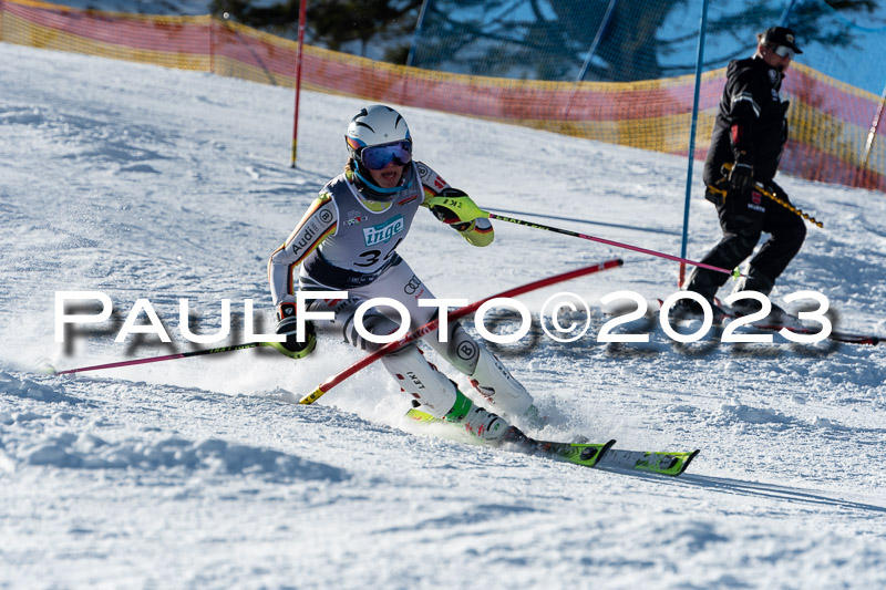 FIS Slalom Damen, Bay. Jugendmeisterschaft, 12.02.2023
