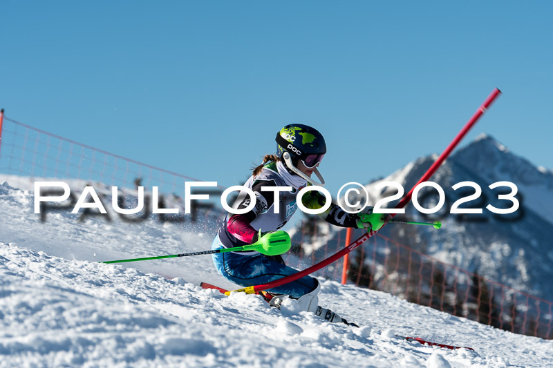 FIS Slalom Damen, Bay. Jugendmeisterschaft, 12.02.2023