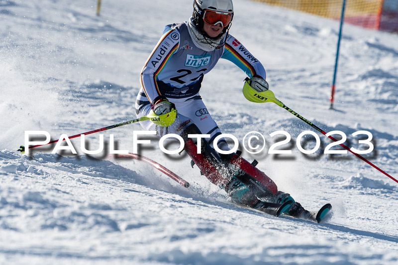 FIS Slalom Damen, Bay. Jugendmeisterschaft, 12.02.2023