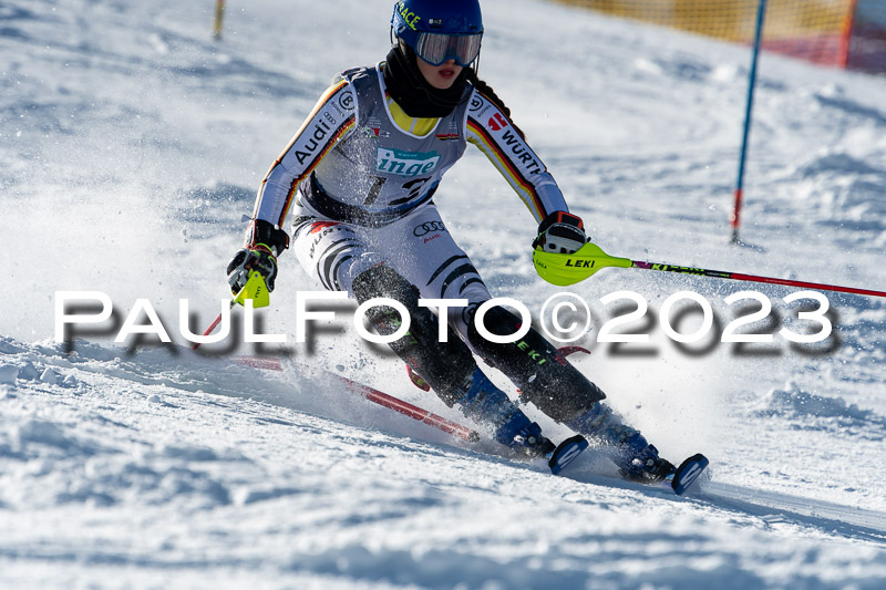 FIS Slalom Damen, Bay. Jugendmeisterschaft, 12.02.2023
