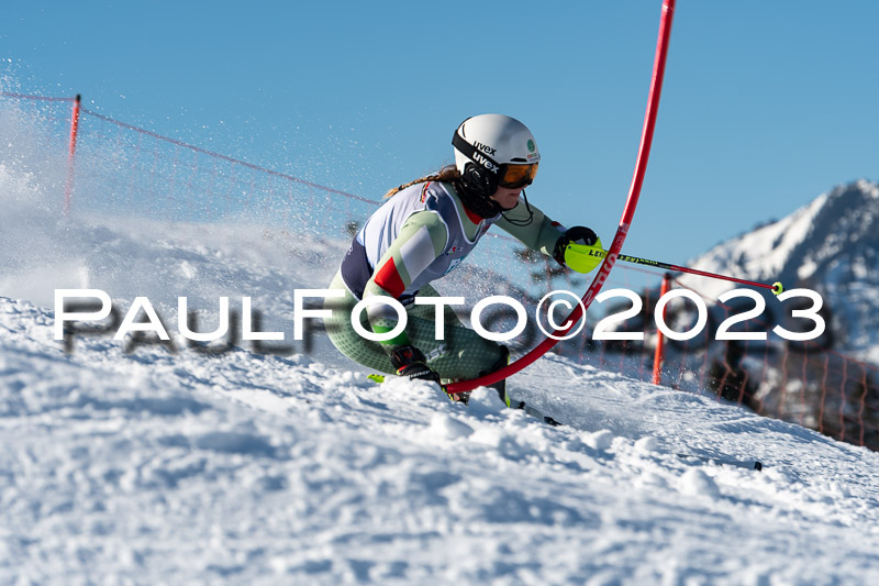 FIS Slalom Damen, Bay. Jugendmeisterschaft, 12.02.2023