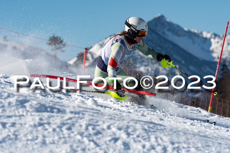 FIS Slalom Damen, Bay. Jugendmeisterschaft, 12.02.2023