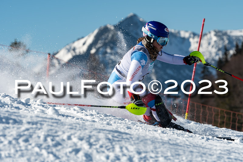 FIS Slalom Damen, Bay. Jugendmeisterschaft, 12.02.2023