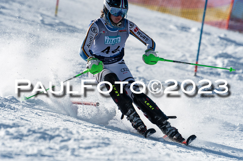 FIS Slalom Damen, Bay. Jugendmeisterschaft, 12.02.2023