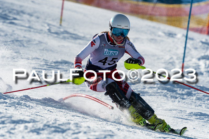 FIS Slalom Damen, Bay. Jugendmeisterschaft, 12.02.2023