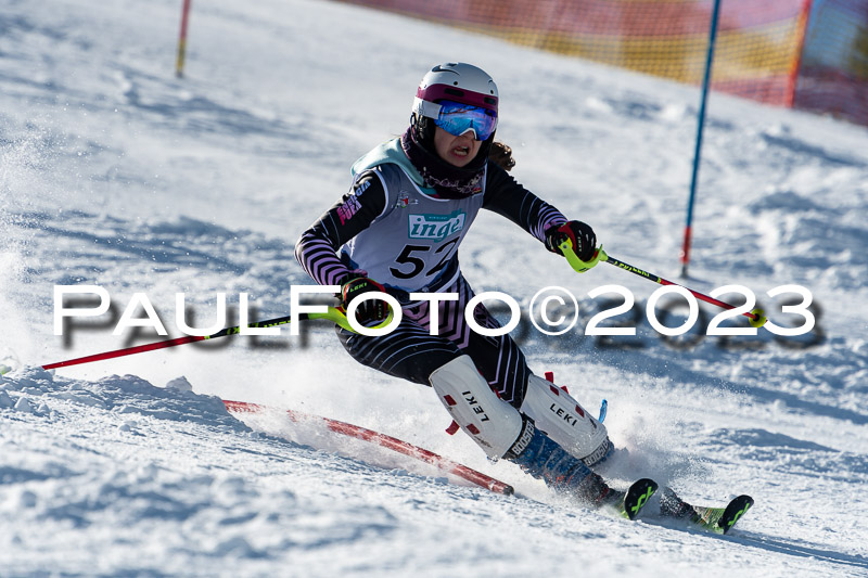 FIS Slalom Damen, Bay. Jugendmeisterschaft, 12.02.2023