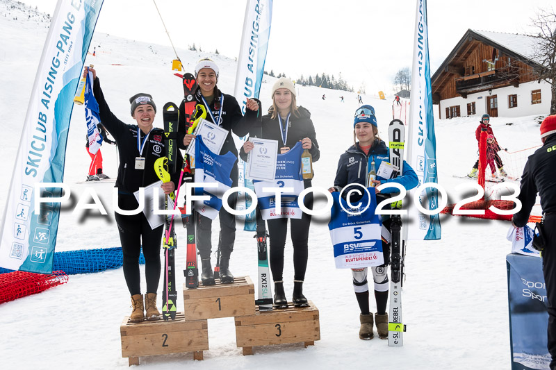 FIS Slalom Damen, Bay. Jugendmeisterschaft, 12.02.2023