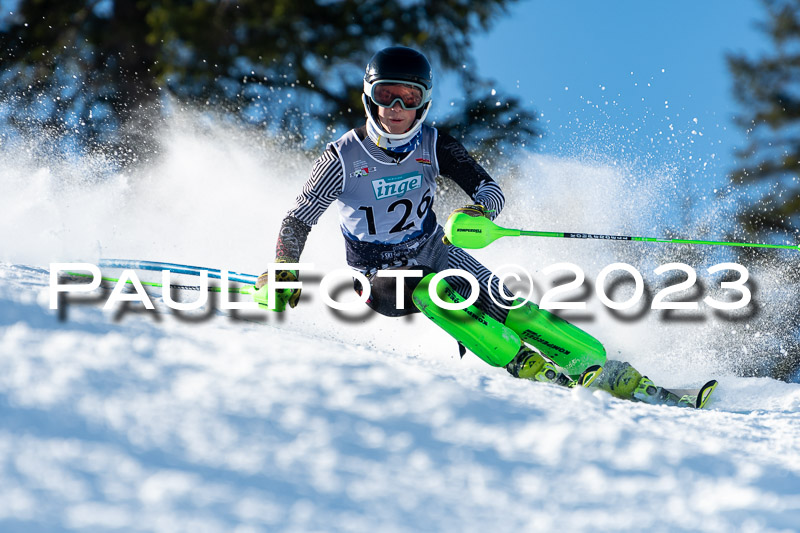 FIS Slalom Herren, Bay. Jugendmeisterschaft, 12.02.2023