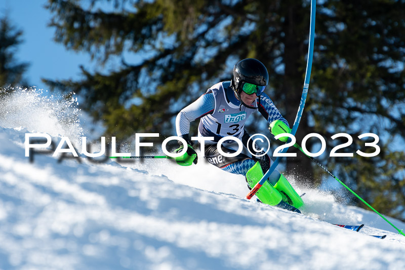 FIS Slalom Herren, Bay. Jugendmeisterschaft, 12.02.2023