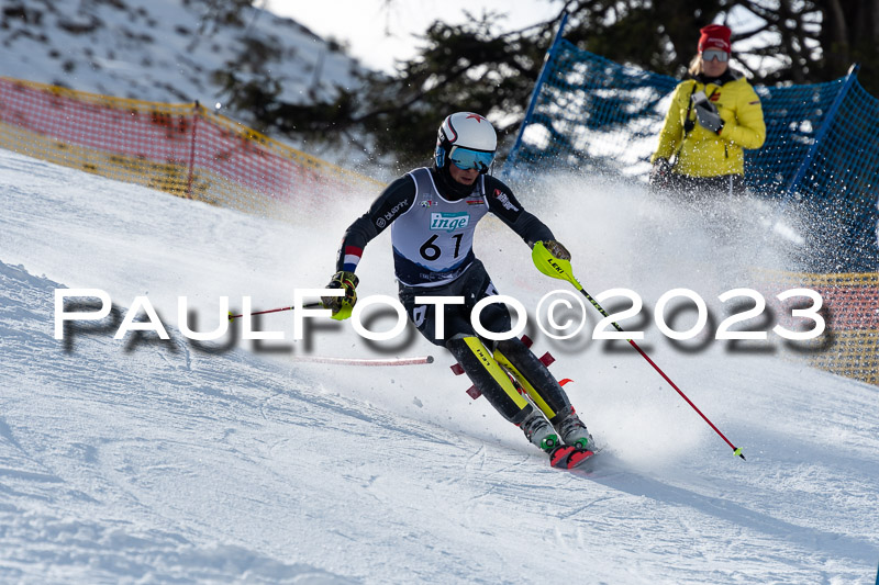 FIS Slalom Herren, Bay. Jugendmeisterschaft, 12.02.2023