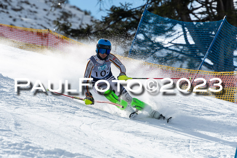 FIS Slalom Herren, Bay. Jugendmeisterschaft, 12.02.2023