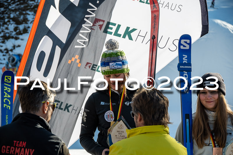 DSV ELK Schülercup Alpin U16  2x SG, 12.02.2023