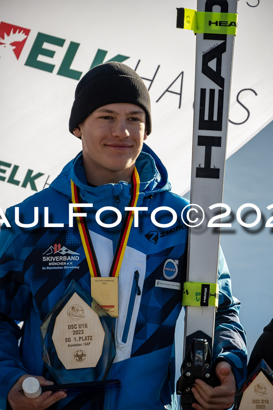 DSV ELK Schülercup Alpin U16  2x SG, 12.02.2023