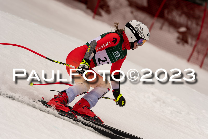 NJC + FIS, Super-G, Damen , 17.02.2023