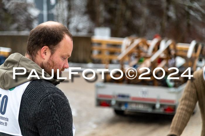 53. Hornschlittenrennen Partenkirchen, 06.01.2024