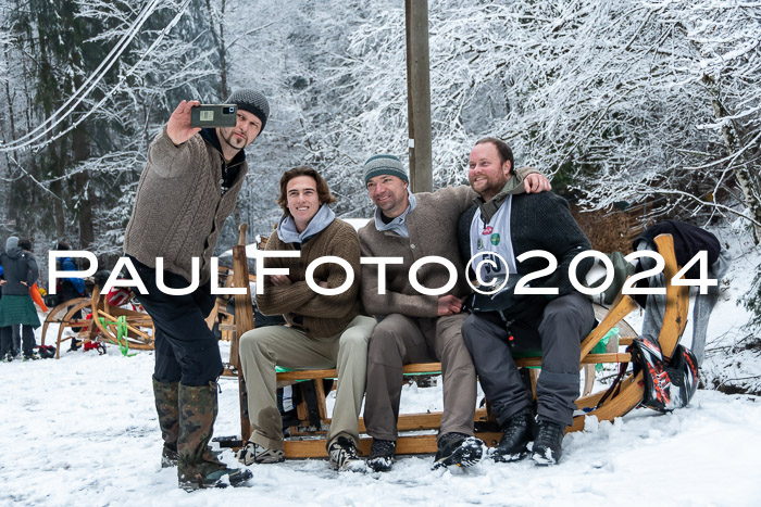 53. Hornschlittenrennen Partenkirchen, 06.01.2024