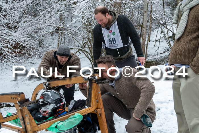 53. Hornschlittenrennen Partenkirchen, 06.01.2024