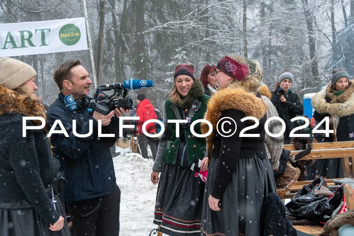 53. Hornschlittenrennen Partenkirchen, 06.01.2024