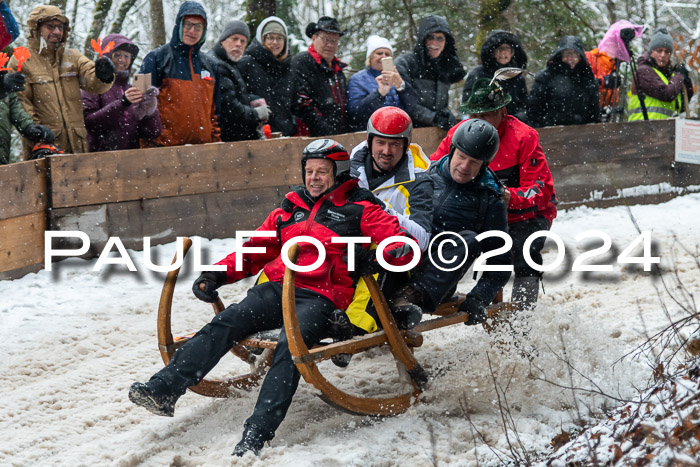 53. Hornschlittenrennen Partenkirchen, 06.01.2024